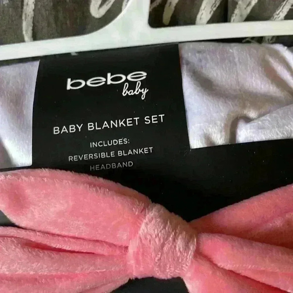 Bebe Baby Reversible Blanket Set | 2 Piece Set - Picture 4 of 7